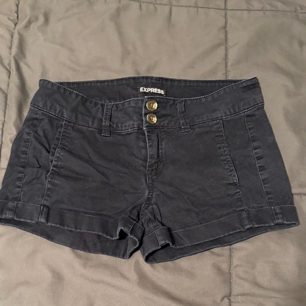 Express Women's Black Jean Shorts